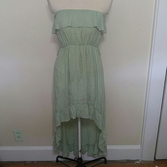 love J Dresses & Skirts - Love J green strapless high low dress size large